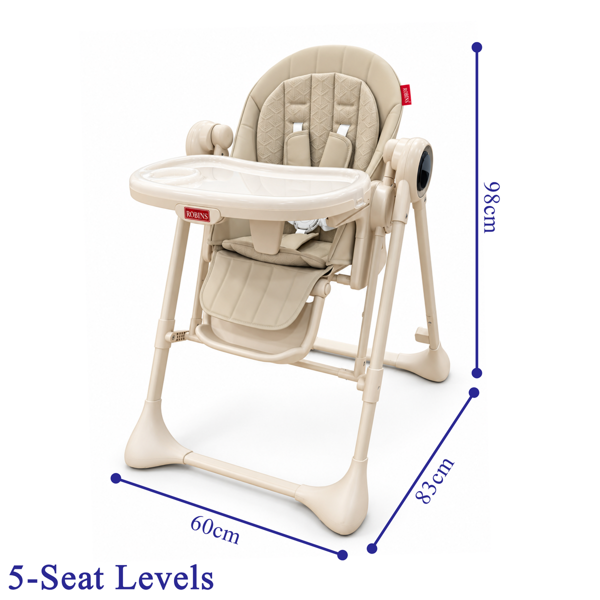 Robins Relax™ Smart Electric Baby High Chair – 0–36 Months
