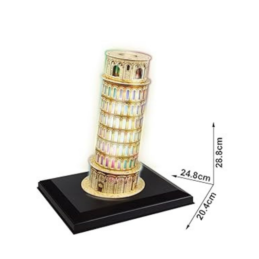 Leaning Tower of Pisa LED 3D Puzzle