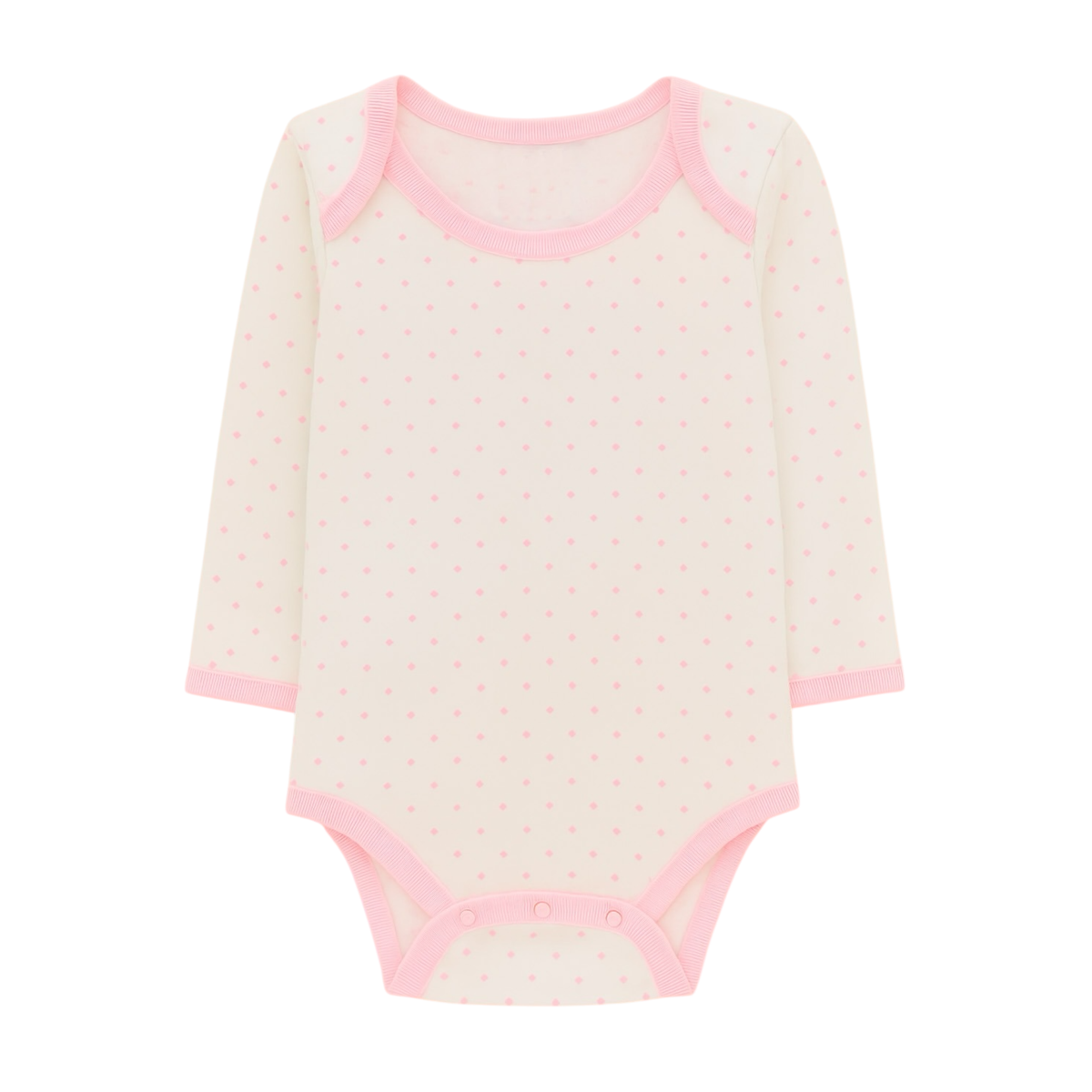 Robins Long Sleeve Bodysuits 5-Pcs Set Pink