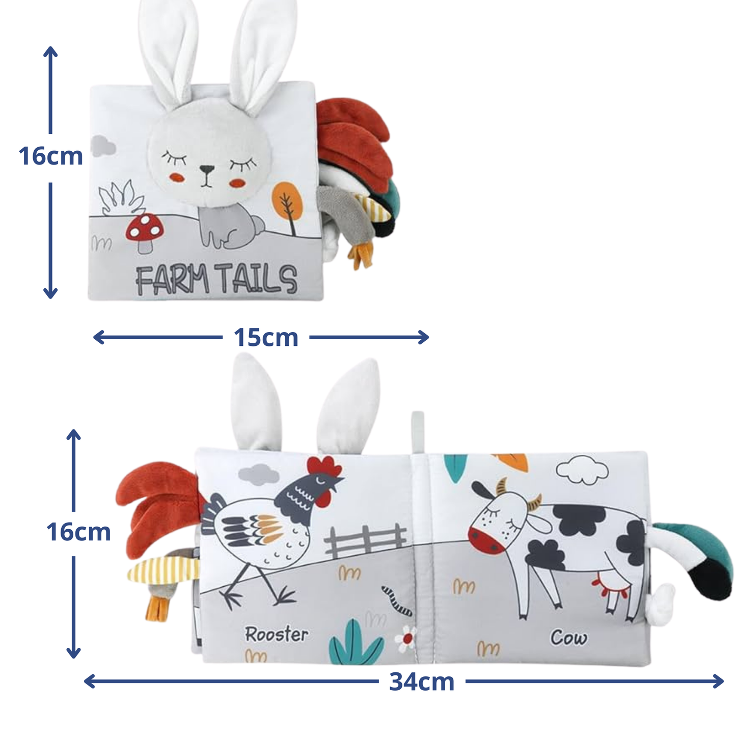 Robins Farm Tails Soft Activity Cloth Book