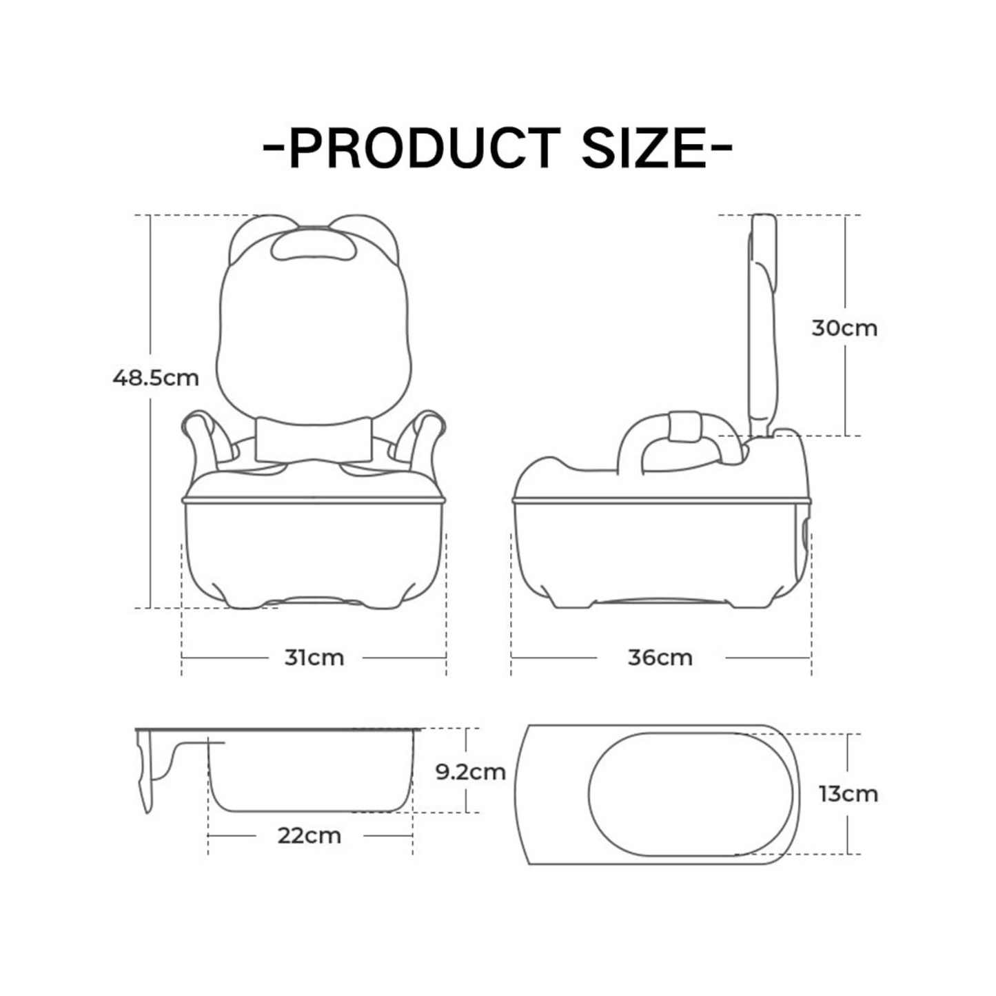 Robins Soft Frog Shaped Potty Trainer Seat