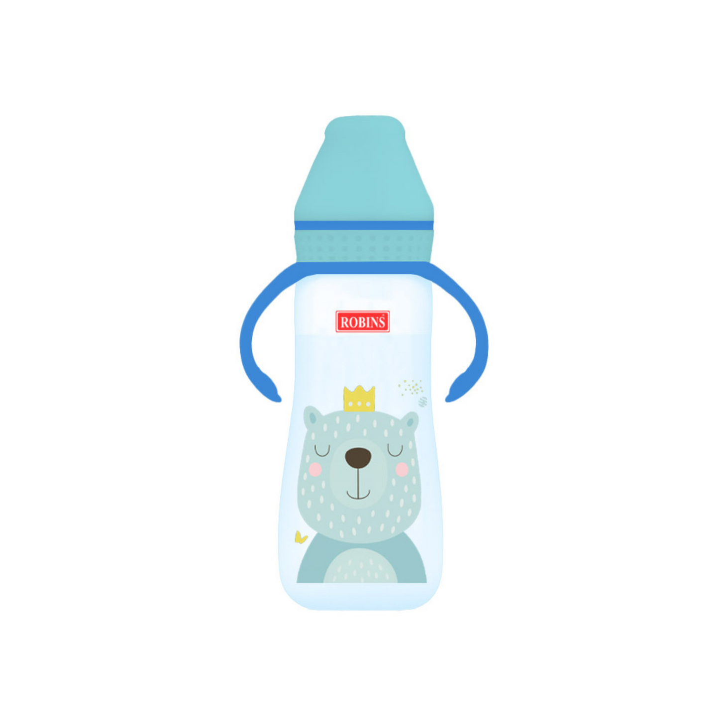 Robins Baby Feeding Bottle with Handles – 250 ml