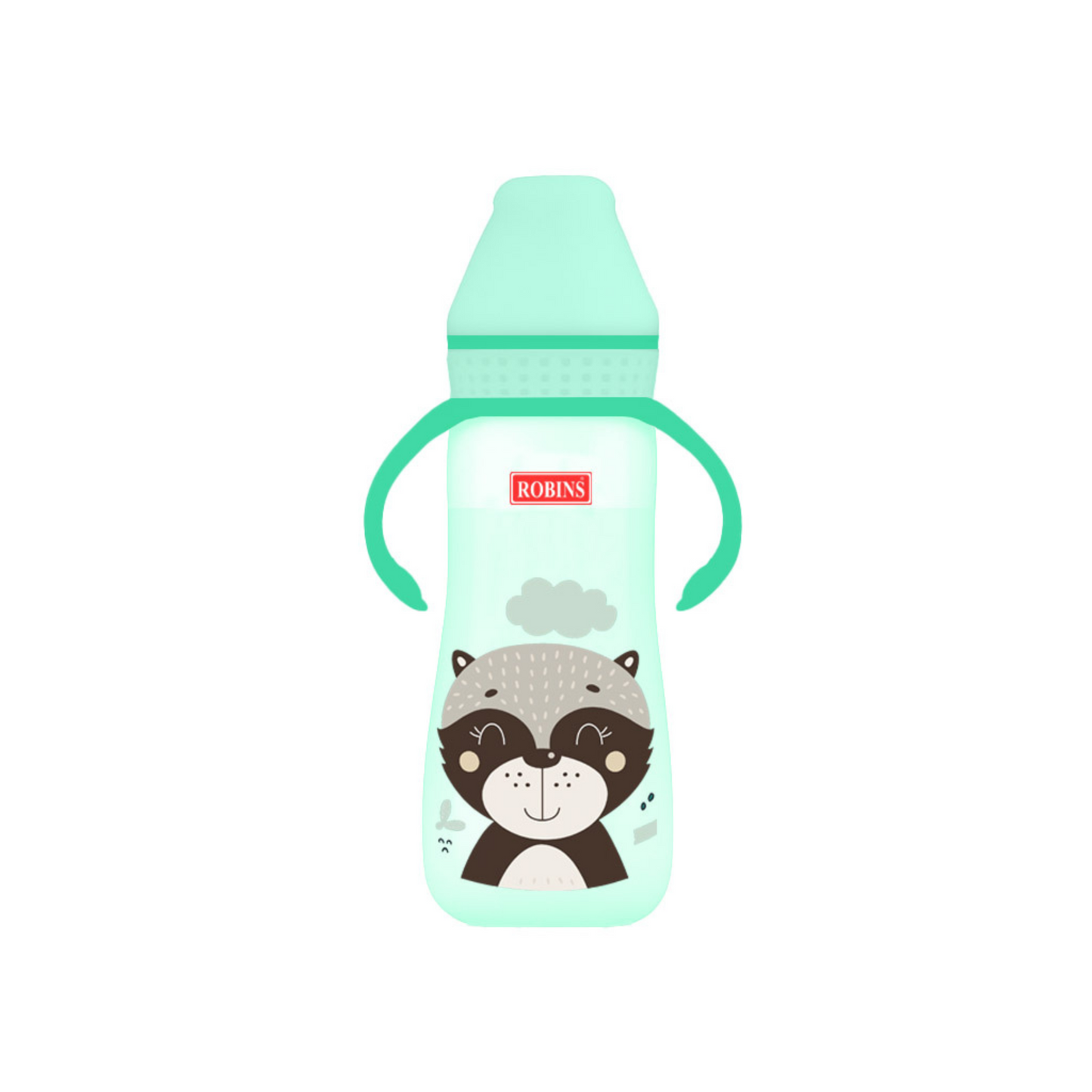 Robins Baby Feeding Bottle with Handles – 250 ml