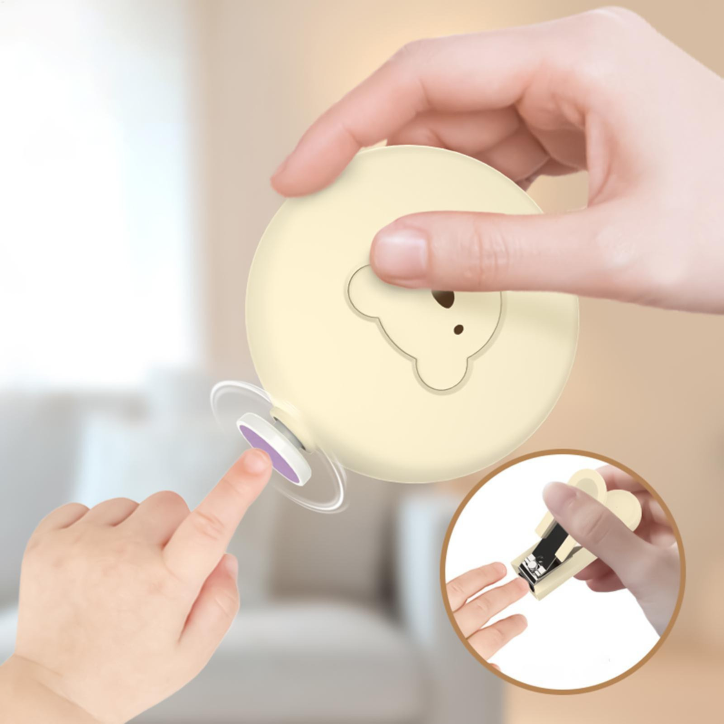 Baby Battery Powered Nail Trimmer & Polisher
