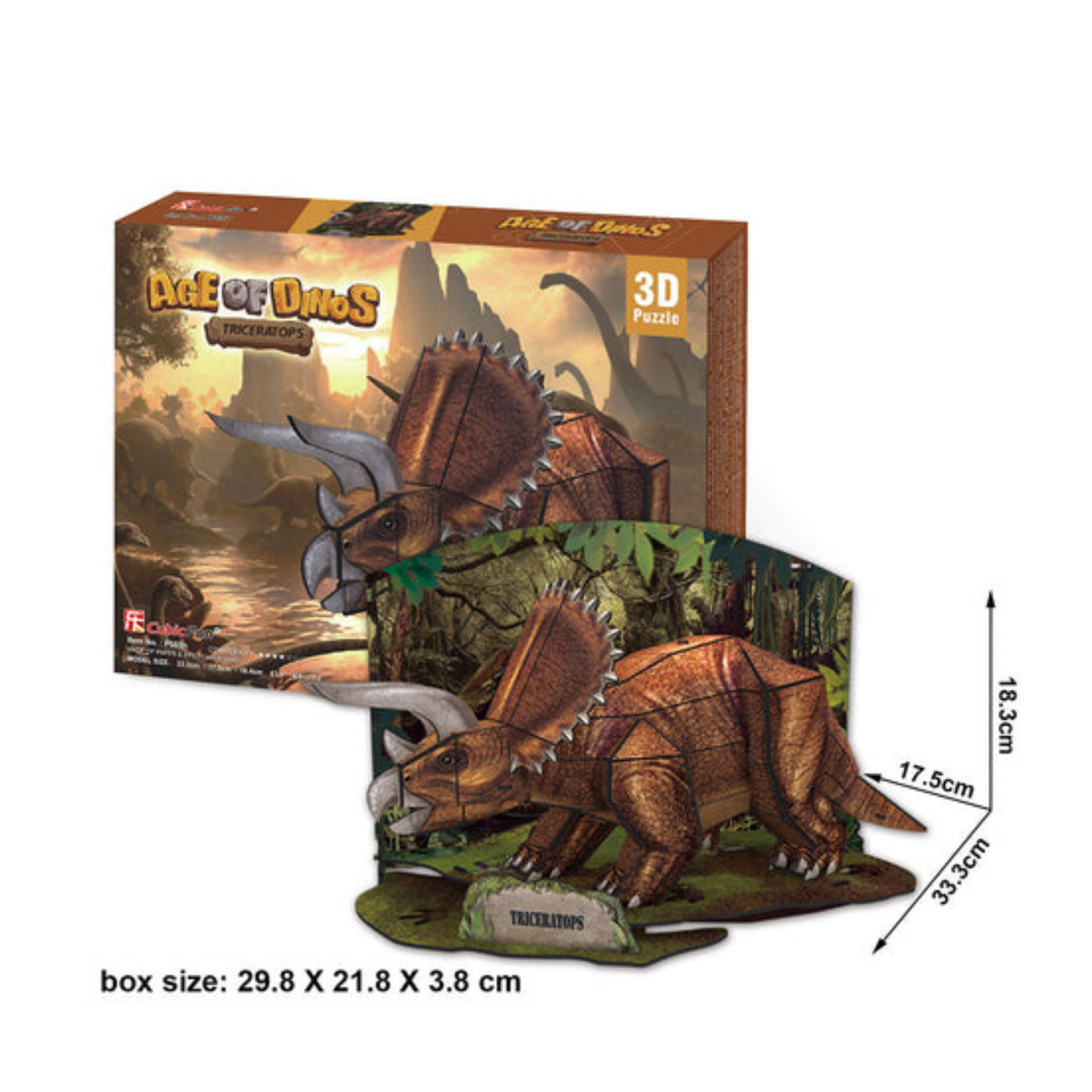 Triceratops Age of Dinos 3D Puzzle