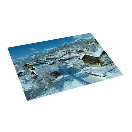 Alpine Winter Village – 500 Piece Jigsaw Puzzle