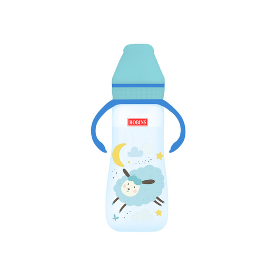 Robins Baby Feeding Bottle with Handles – 250 ml