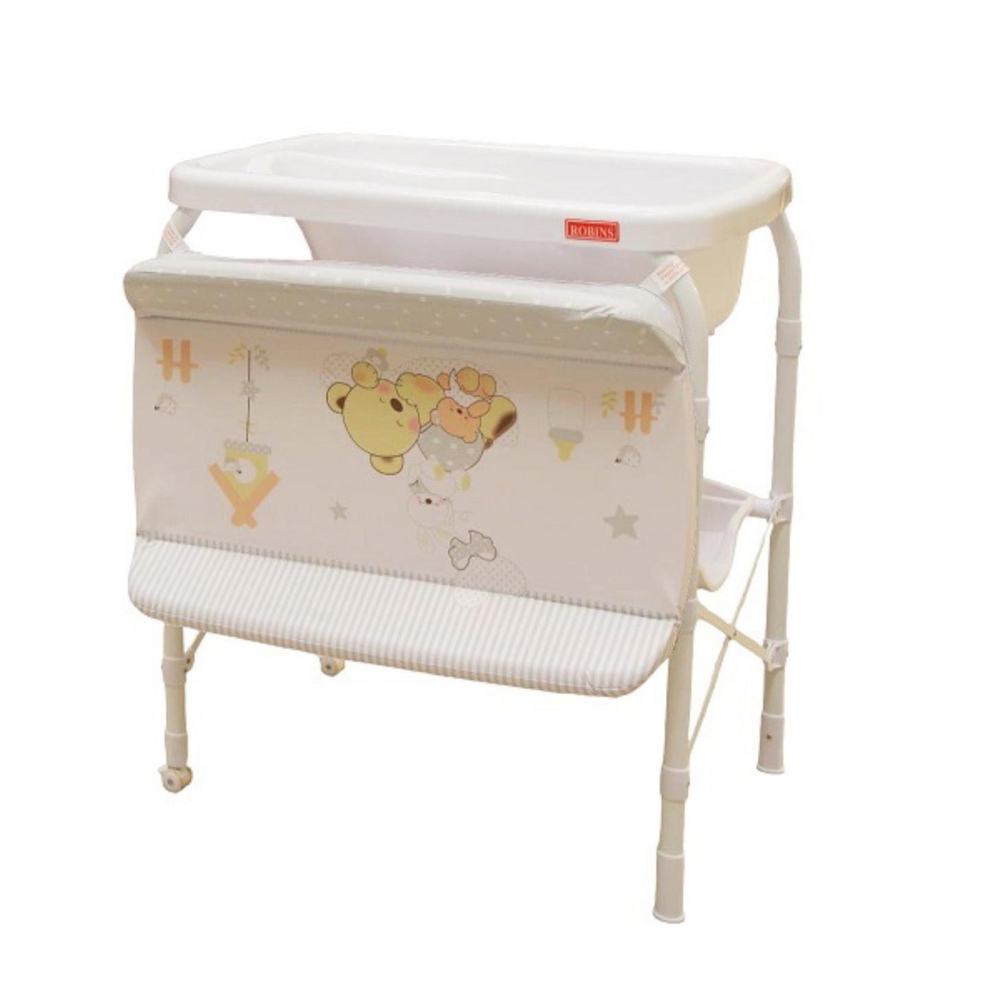 Robins Baby Bath Tub Stand & Changing Table