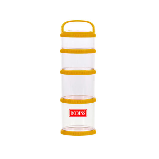 Robins large stackable multi-layer food container 820ml