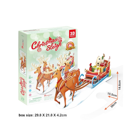 Christmas Sleigh 3D Puzzle