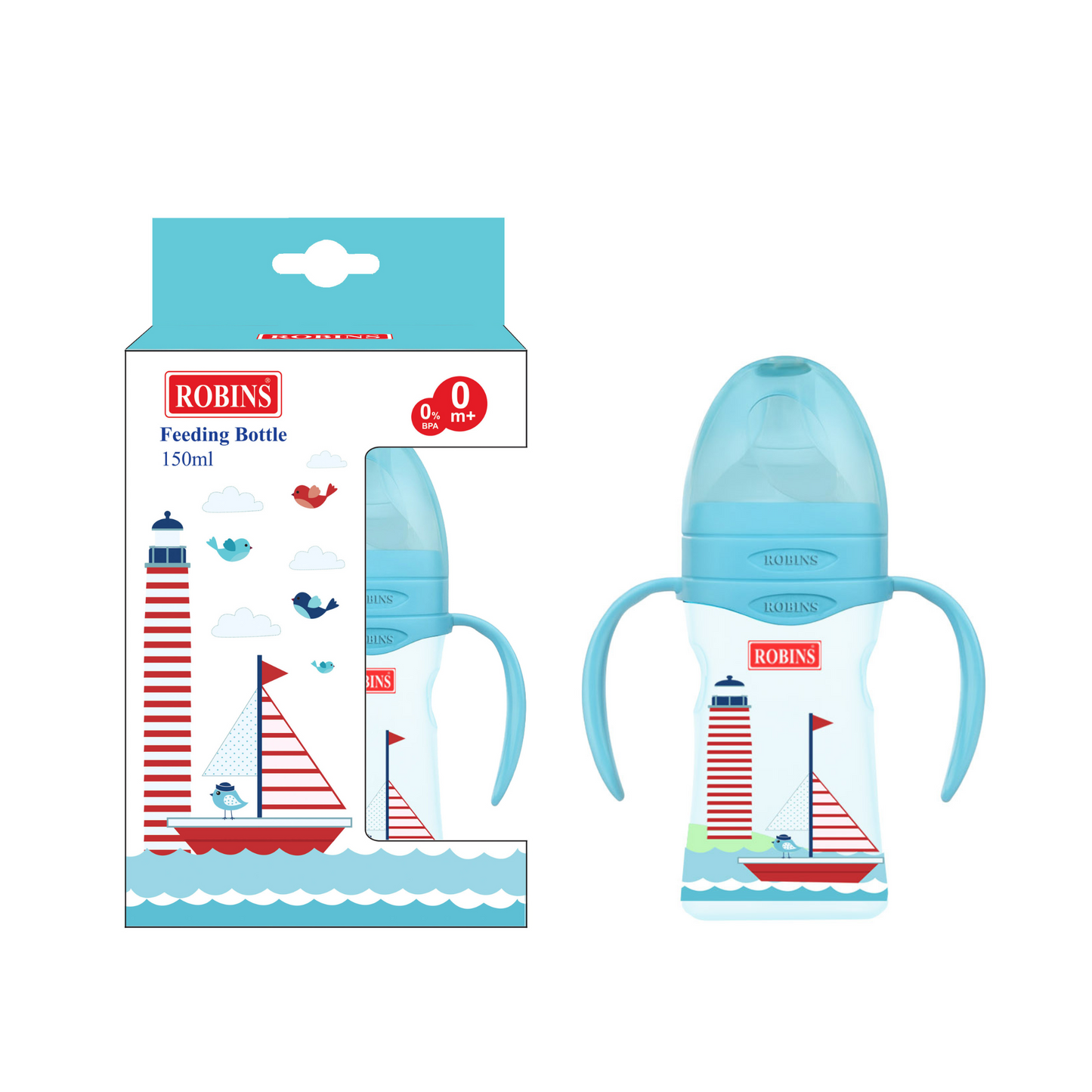 Robins Baby Feeding Bottle 150ml