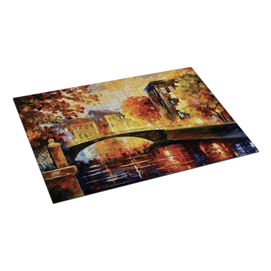 Autumn City Bridge – 1000 Piece Jigsaw Puzzle