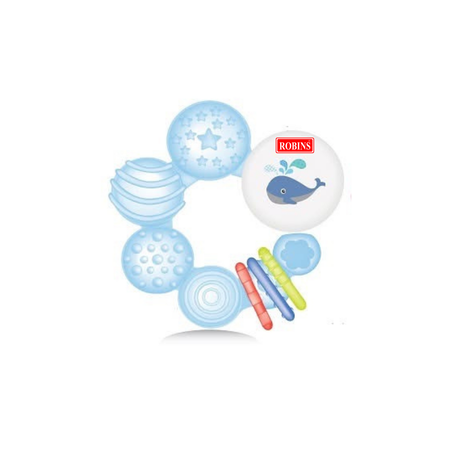 Robins Baby Water Teether and Rattle