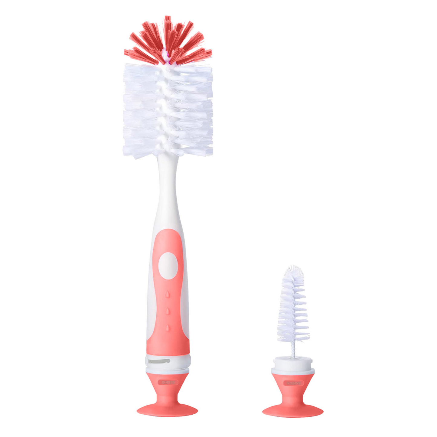 Robins Baby Bottle Brush with Detachable Nipple Cleaner