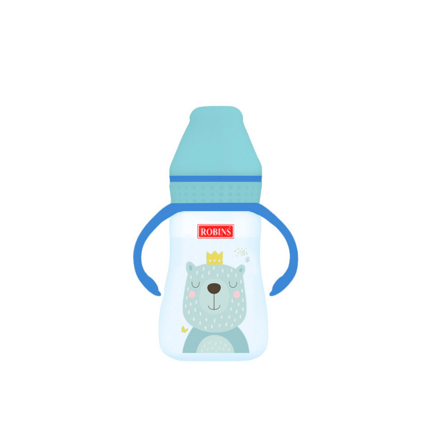 Robins Baby Feeding Bottle with Handles – 125 ml