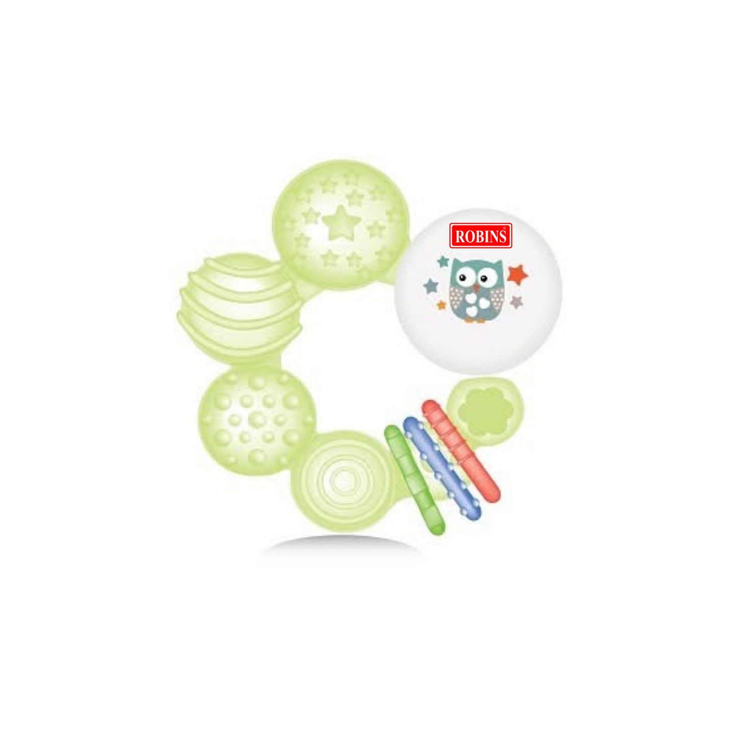 Robins Baby Water Teether and Rattle