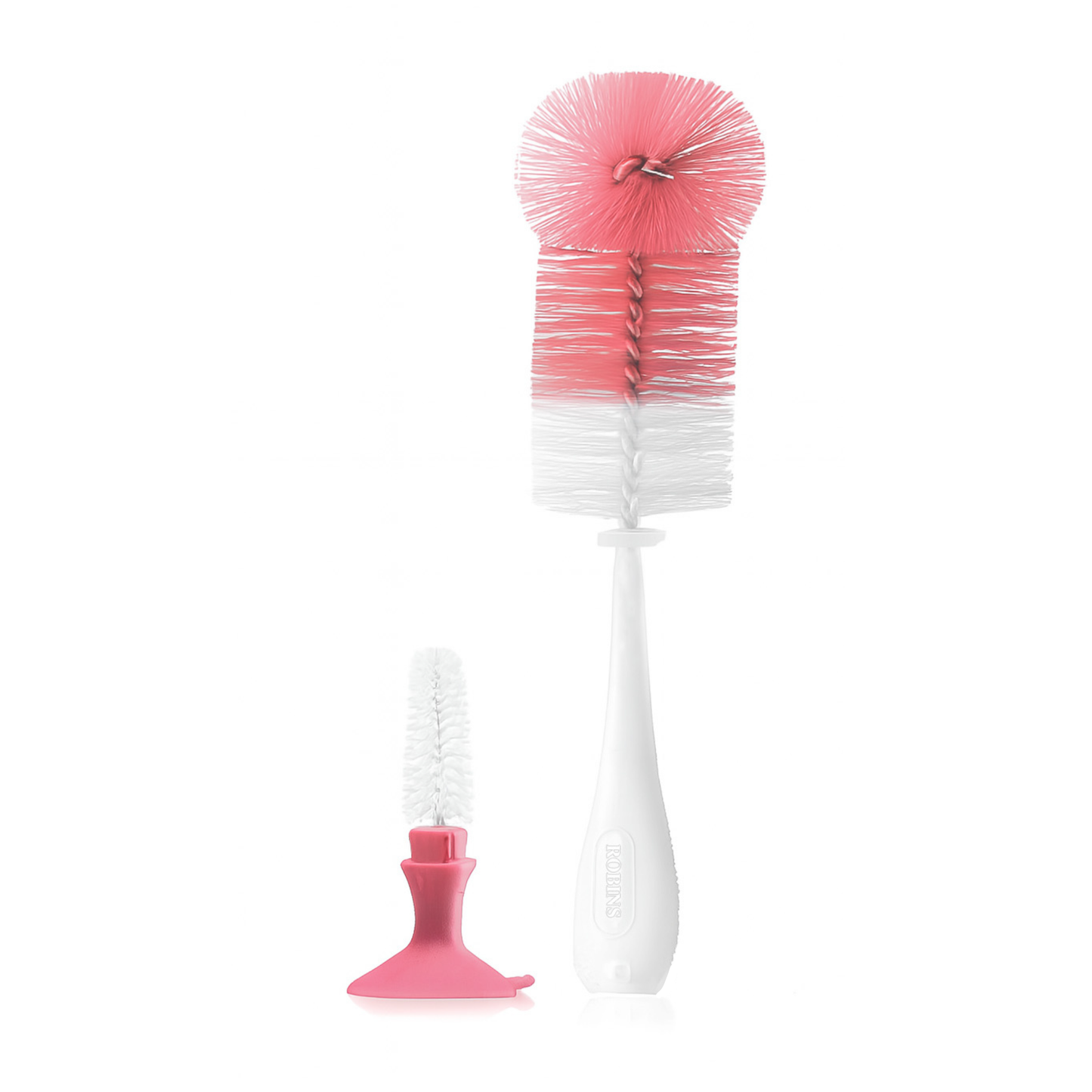 Robins Baby Bottle Brush with Detachable Nipple Cleaner