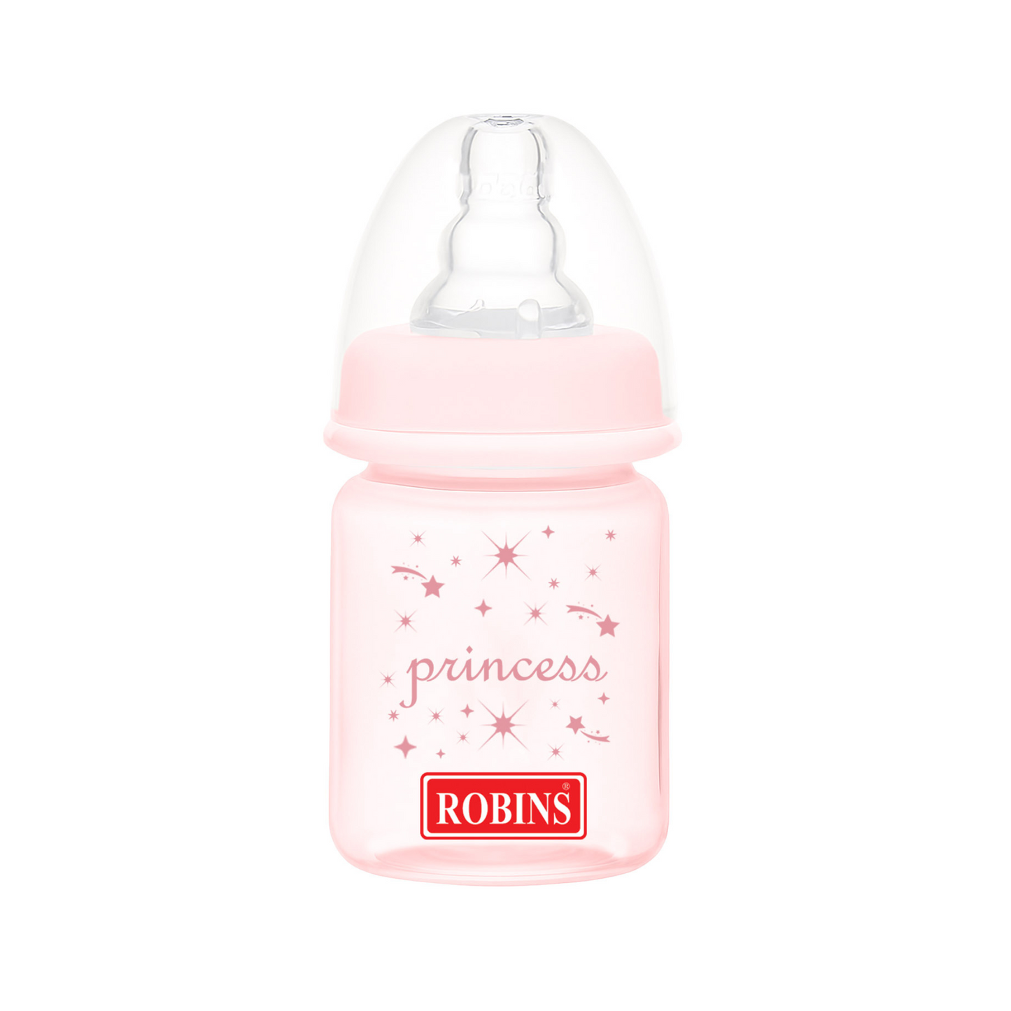 Robins Premium Glass Anti Colic Feeding Bottles (2 Sizes)
