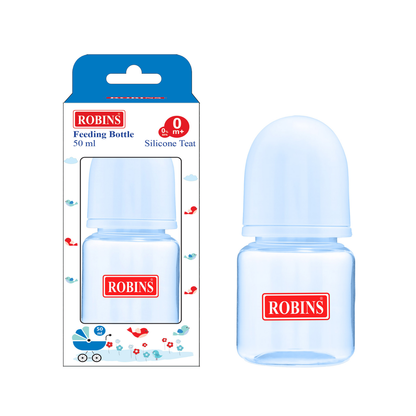 Robins Baby Feeding Bottle 50ml