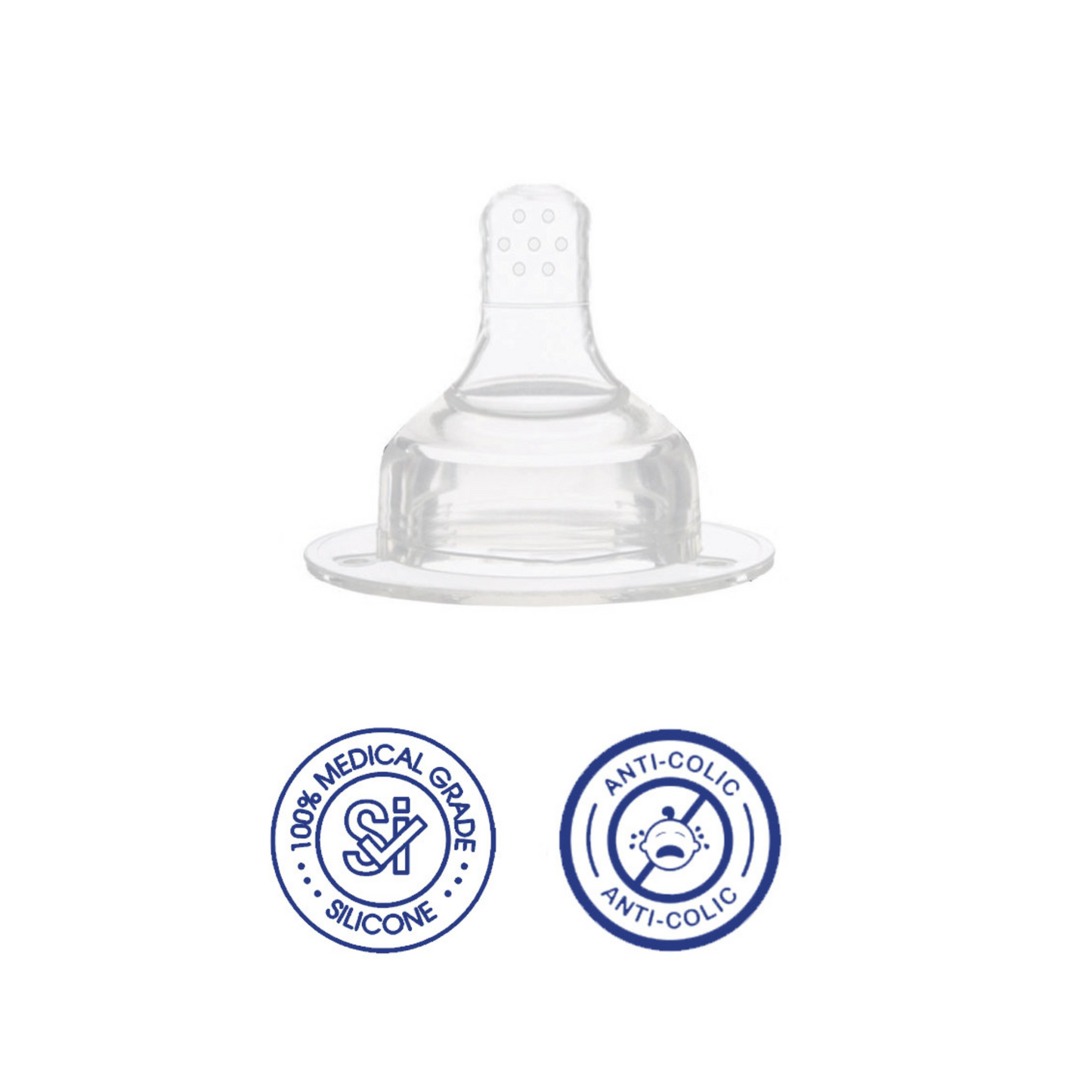 Robins Silicone Teat – 2 Pcs