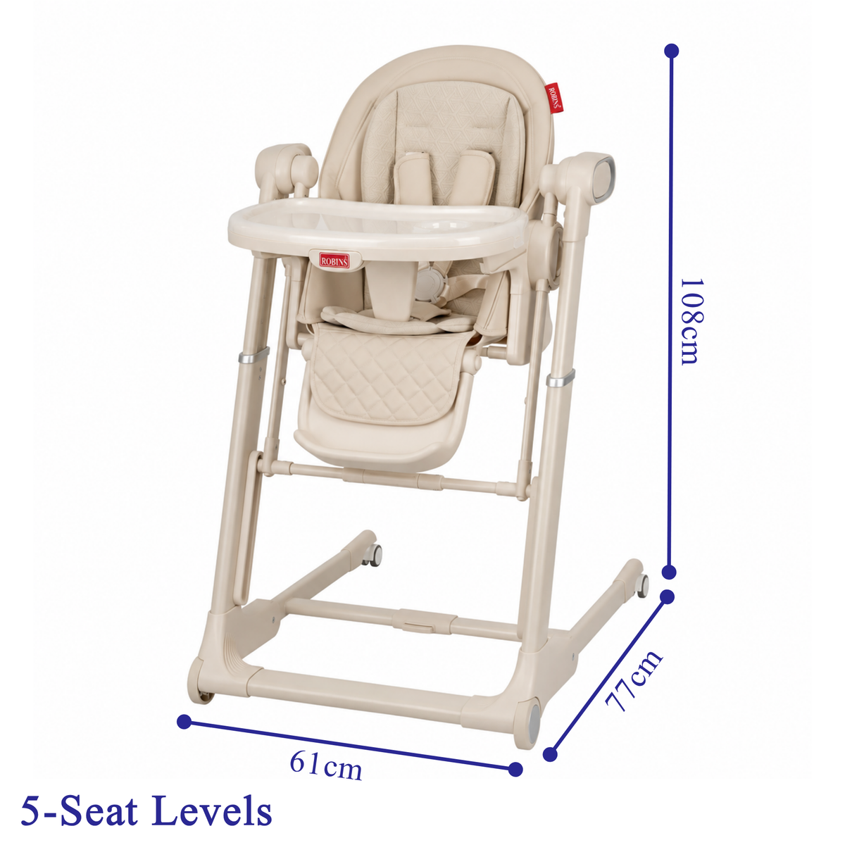 Robins Comfort™ Electric Baby High Chair – 0–36 Months