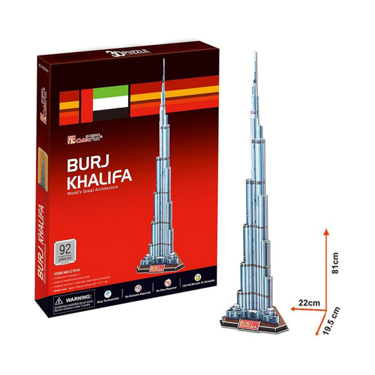 Burj Khalifa 3D Puzzle (92-Piece Edition)