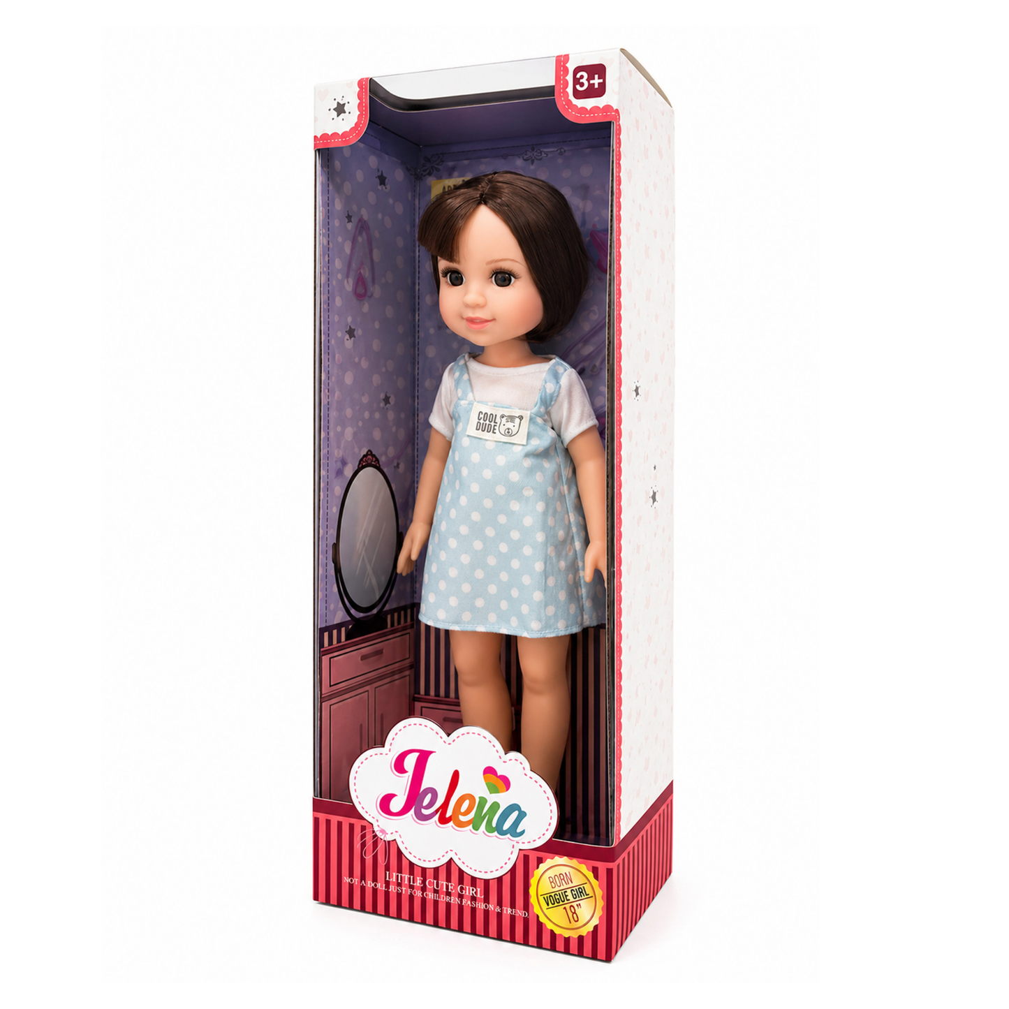 Jelena Doll – Little Cute Girl (Yellow Floral Dress)