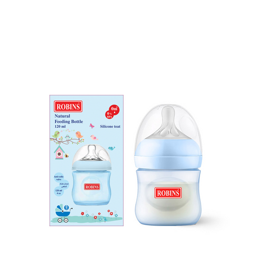 Robins Natural Feeding Anti Colic Feeding Bottles (3 Sizes)