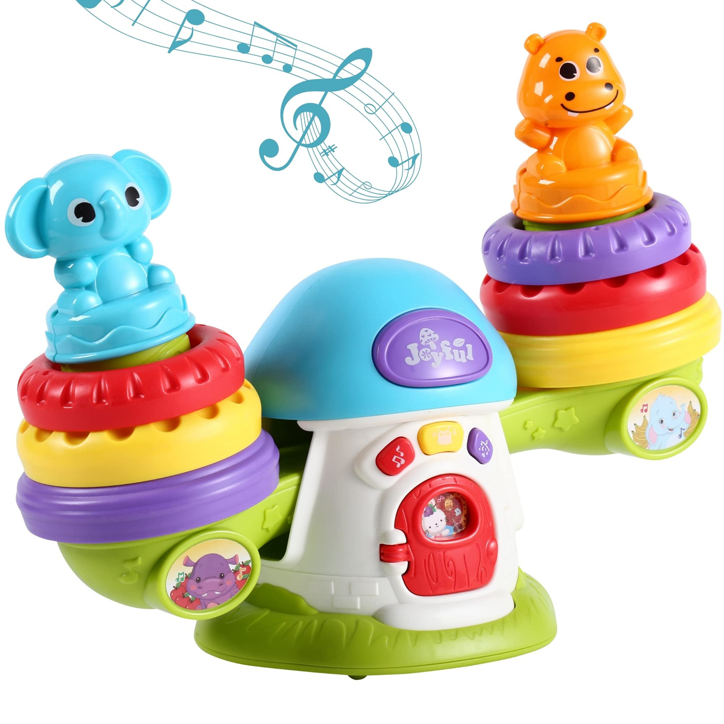 Rocking Ring Toss Balance Toy