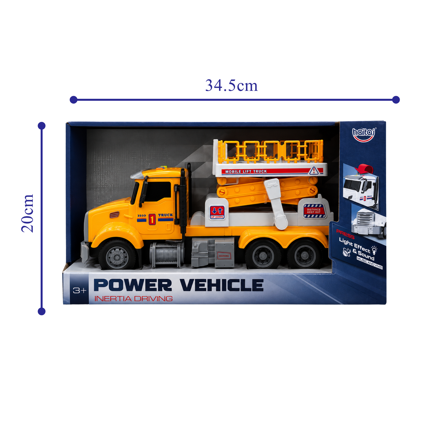 Power Vehicle Mobile Lift Truck with Light & Sound (3+ Ages)