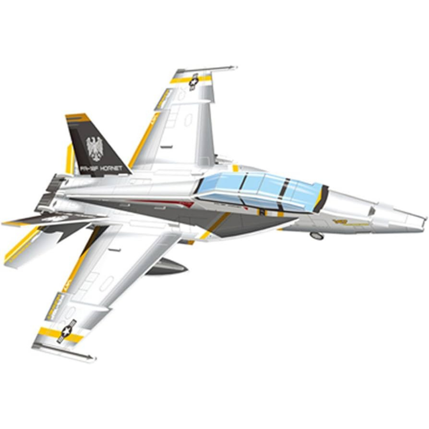 F-117 Nighthawk & F/A-18 Hornet Super Military 3D Puzzle
