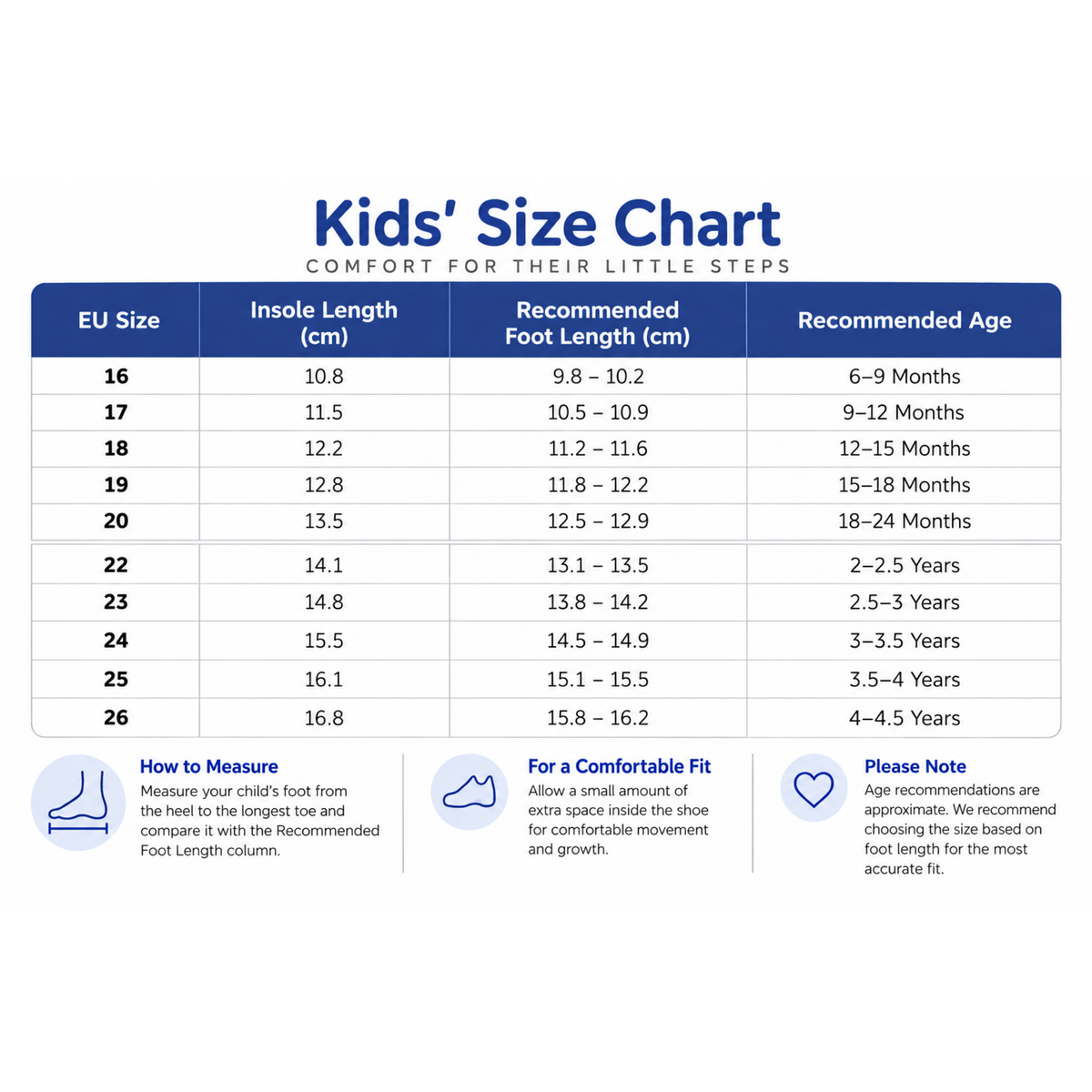 Robins Kids Casual Sneakers with Flexible Non-Slip Rubber Sole - 3 Colors