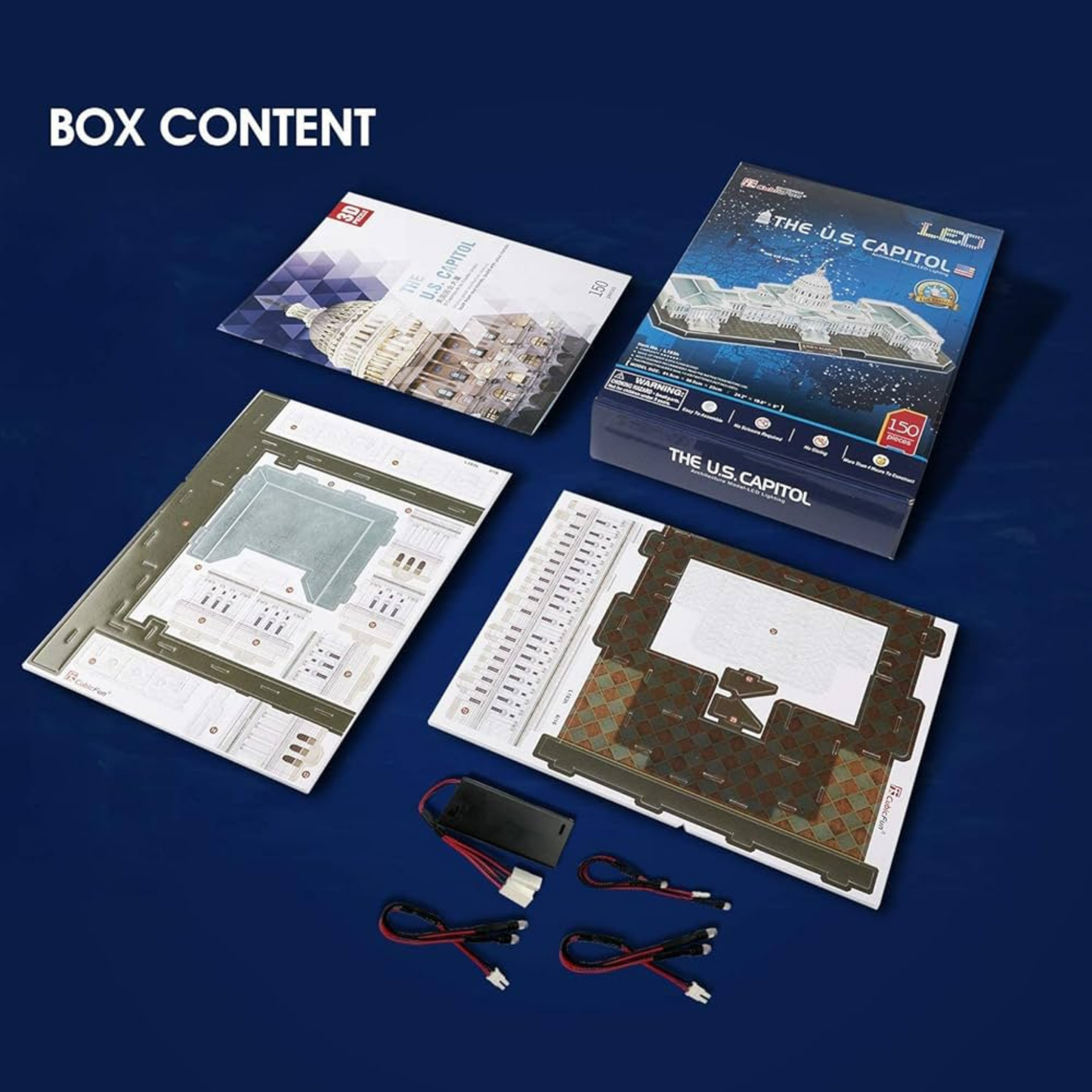 The U.S. Capitol LED 3D Puzzle
