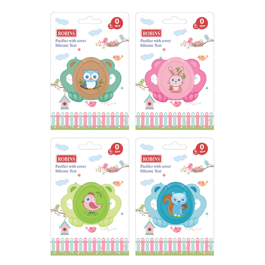 Robins Symmetrical Baby Pacifier (0 Months+)