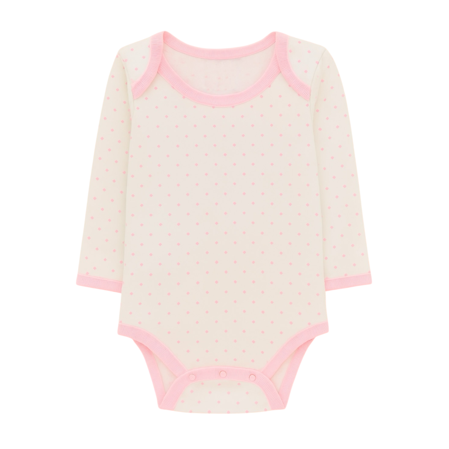 Robins Long Sleeve Bodysuits 5-Pcs Set Pink