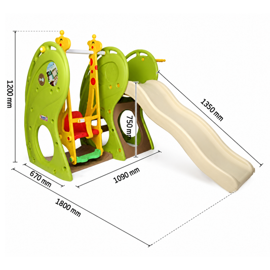 Robins Kids Slide & Swing Playset – Made in Korea