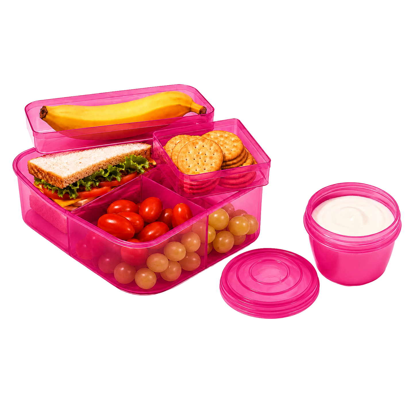 Robins Multi-Compartment Lunch Box 1200ml – 4 Colors