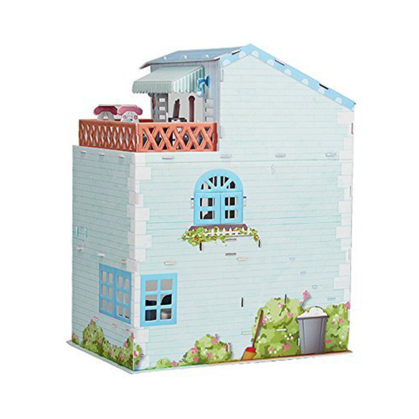 Seaside Villa 3D Puzzle Dollhouse