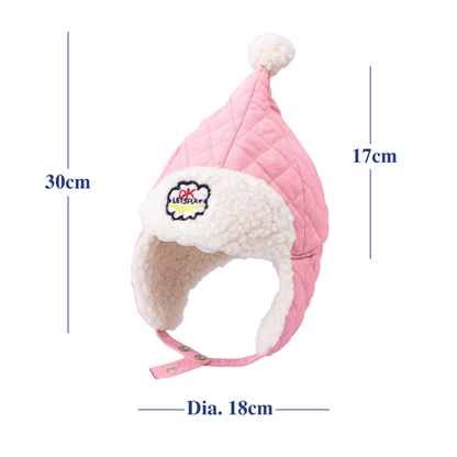 Robins Quilted Winter Baby Hat