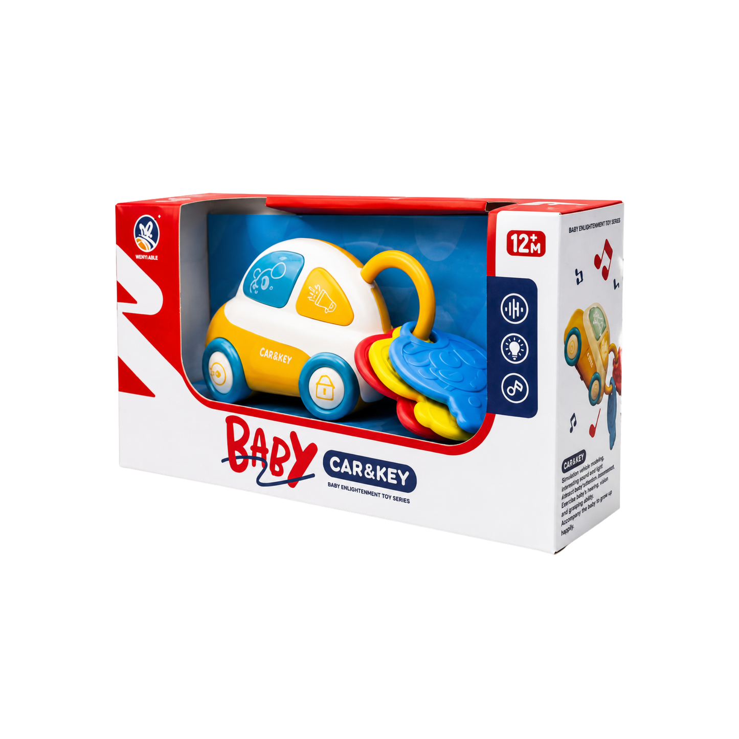 Baby Car & Key Musical Toy (12M+ Ages)