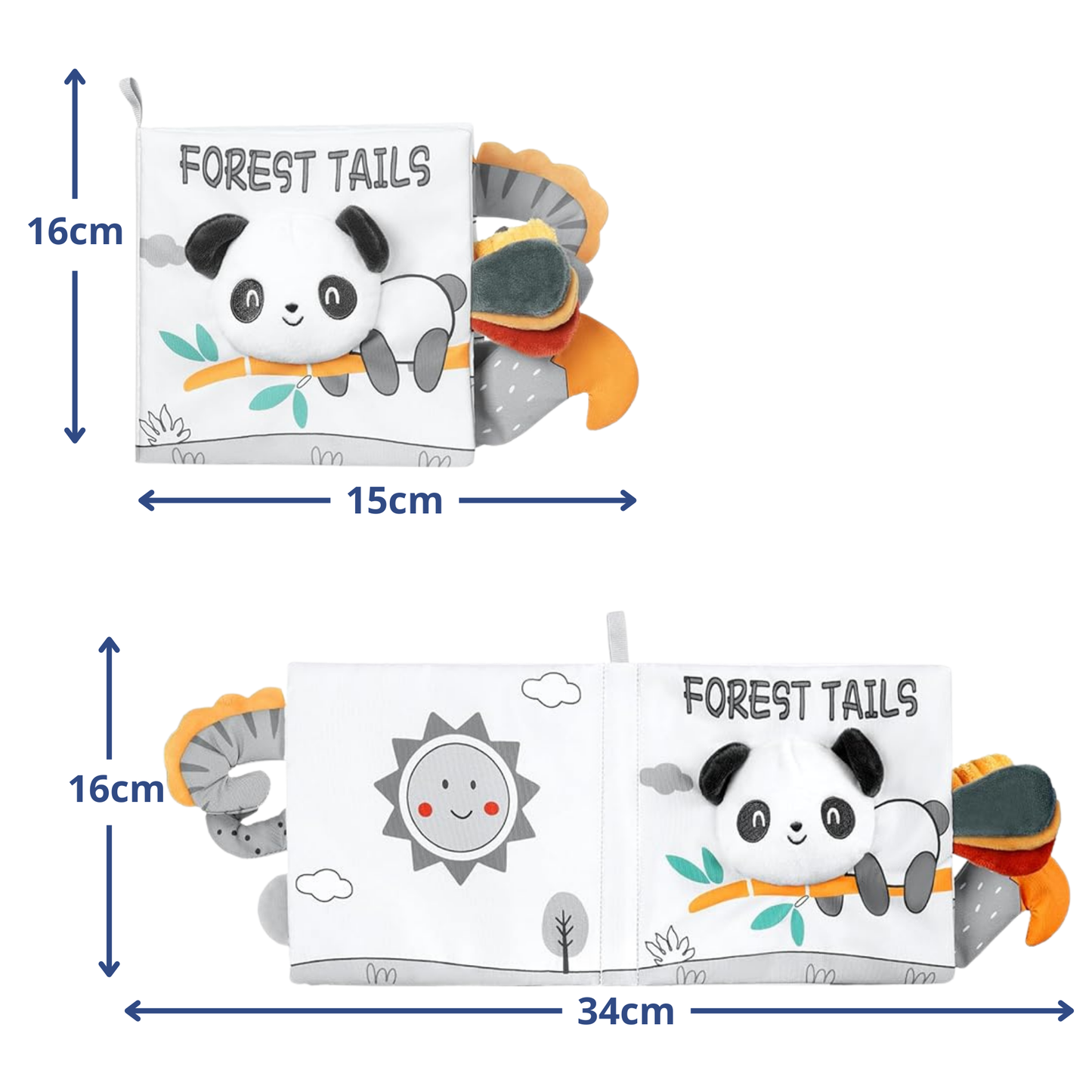 Robins Forest Tails Soft Activity Cloth Book