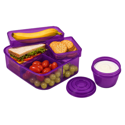 Robins Multi-Compartment Lunch Box 1200ml – 4 Colors