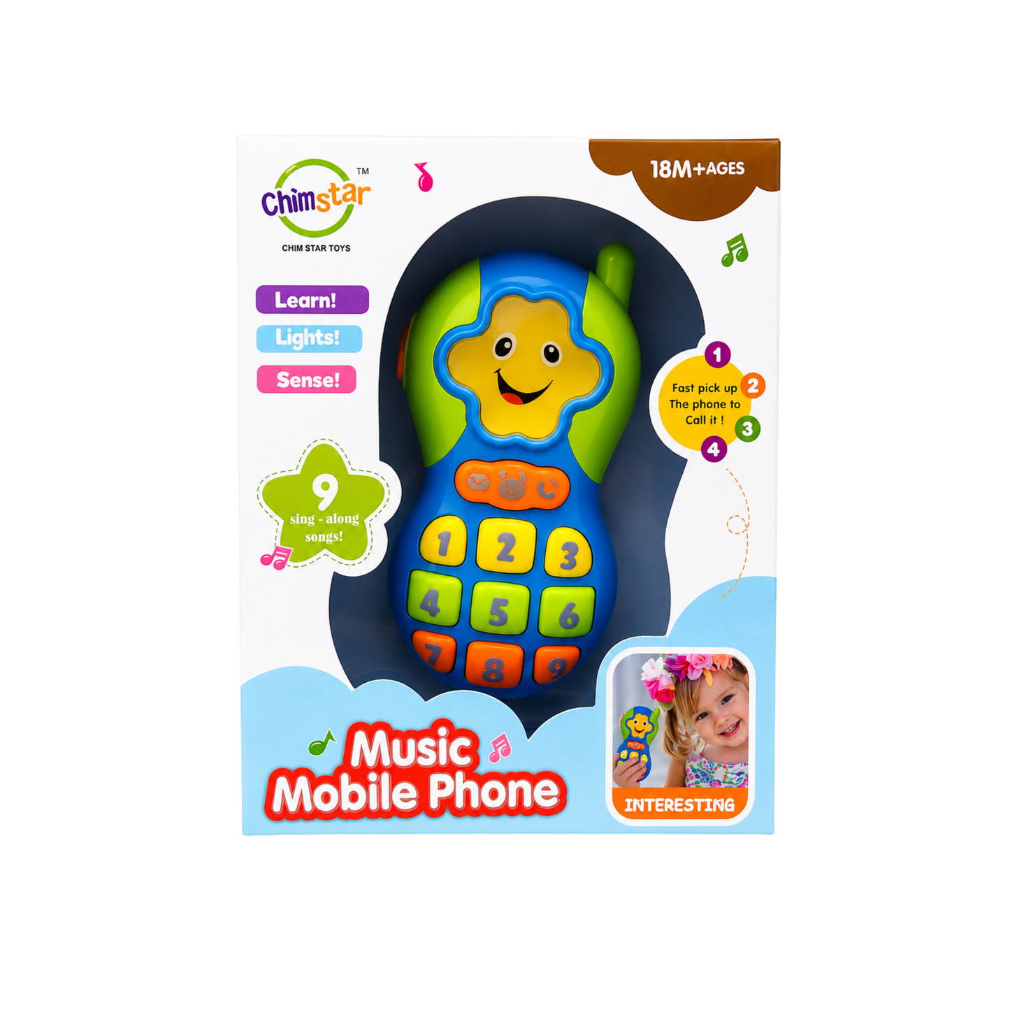 Kids Music Mobile Phone Toy (18M+ Ages)