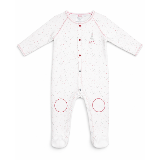 Robins Baby Cotton Sleepsuit – Paris Collection