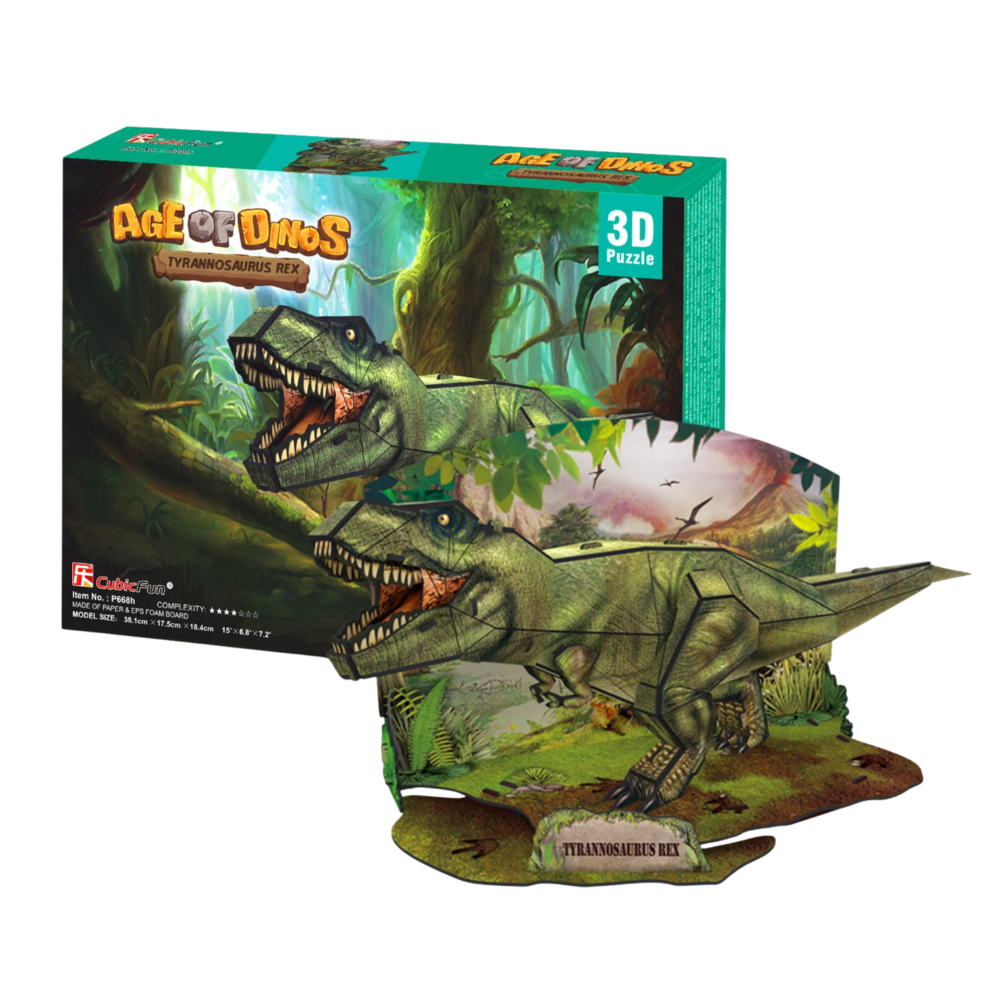 أحجية ثلاثية الأبعاد من لعبة Tyrannosaurus Rex Age of Dinos