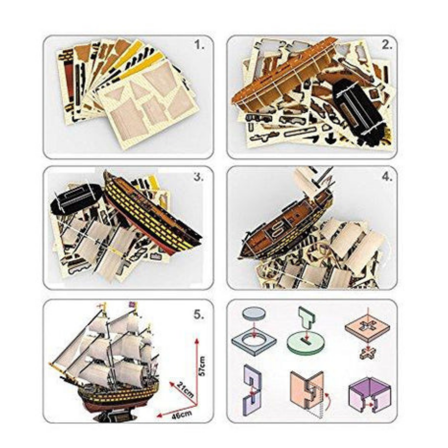 HMS Victory 3D Puzzle