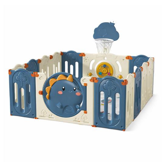 Robins Baby Playpen 152 × 152 cm – Interactive Dinosaur Design