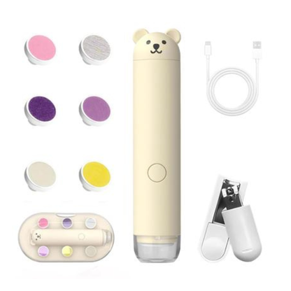 Electric Rechargeable Baby Nail Trimmer & Polisher