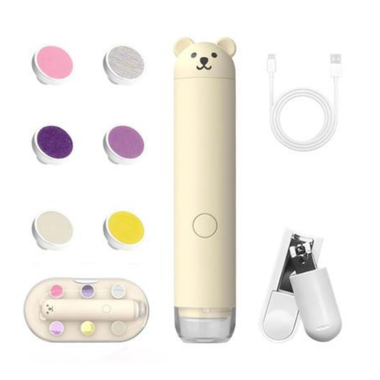 Electric Rechargeable Baby Nail Trimmer & Polisher
