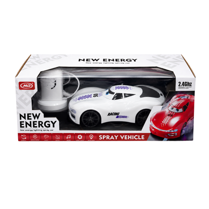 New Energy Spray RC Racing Car with Lights & Music (Ages 3+)